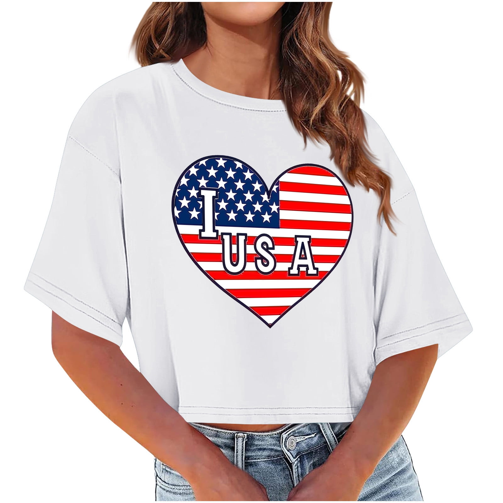 Bogo Womens Tops Spring Summer Fashion 2025 Womens Summer Tops Elbow ...