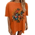 thumbnail image 1 of Womens Tops Trendy Going Out Womens Summer Tops Casual Puff Sleeve Blouses For Women Business Casual 3/4 Sleeve T Shirts For Women Trendy, 1 of 6