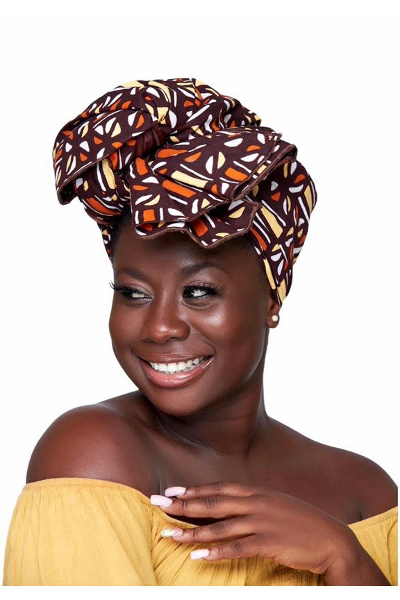 Bogolan Silklined Headwrap