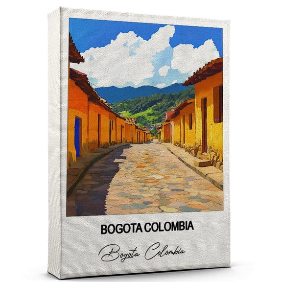 Bogota Colombia Travel Canvas Art Stunning Travel Wall Print Bogota Colombia Canvas Inspired Artwork to Elevate Your Living Room or Office Ready to Hang