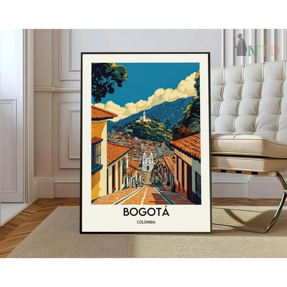 Bogota Print, Bogotabogota Poster, Bogota Photo, Bogota Poster Print, Bogota Travel Poster, Bogota Colombia Poster Wall Art, Modern Wall Decor, 16x24 UNFRAMED