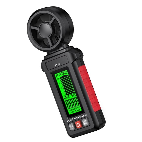 Bogrsely Handheld Winds Speed Instrument for Outdoor Use Sailing and Climate Monitoring Purposes
