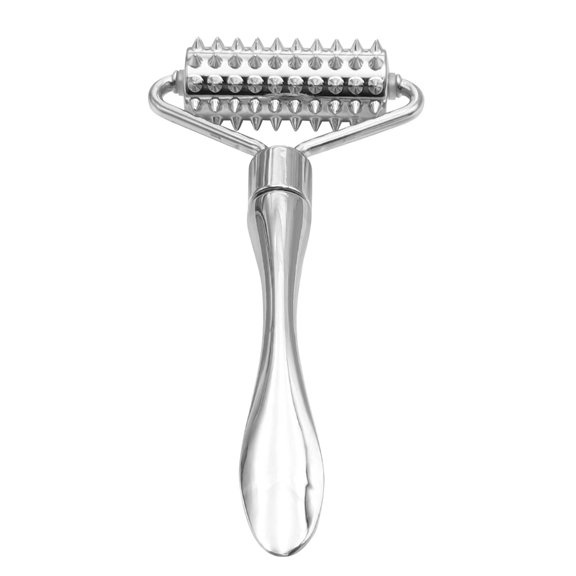 Bogrsely Manual Massage Roller Zinc Alloy Construction Muscle Relaxation Tool For Office