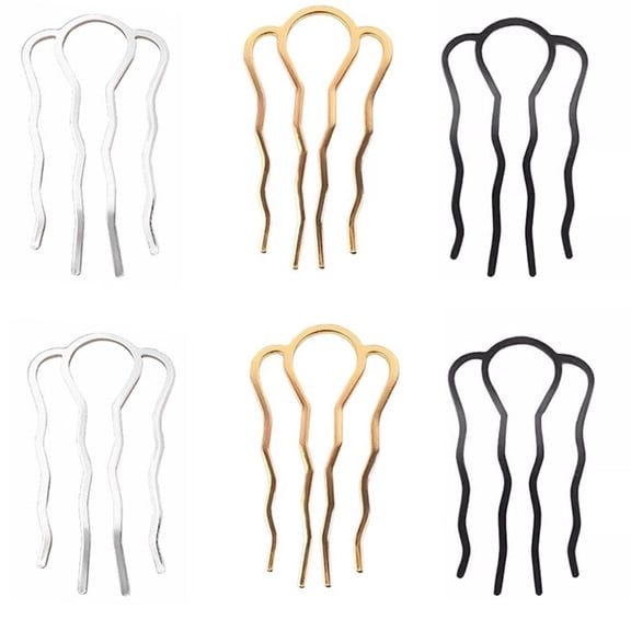 Bogrsely Metal Hairpin Styler Tool Styling Hair Accessory For Womens Bun Ponytail Twist