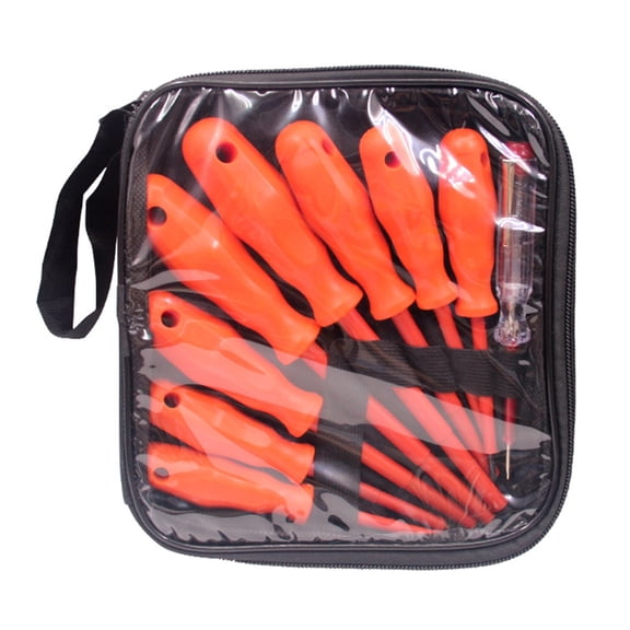Bogrsely Professional 9Pcs Insulated Screwdriver Kit With Magnetic Bit For Home Improvement