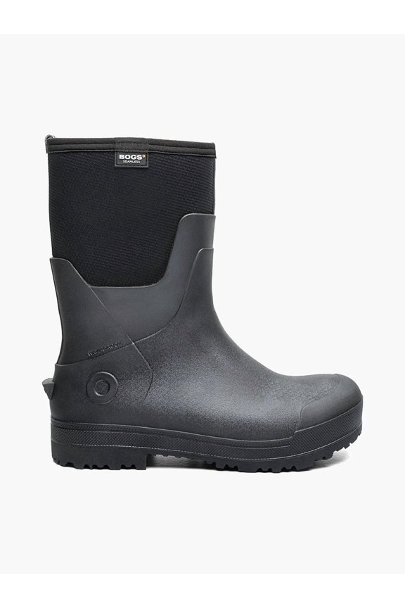 All Season Seamless Mid Men's Waterproof Boots, Black, 10 M