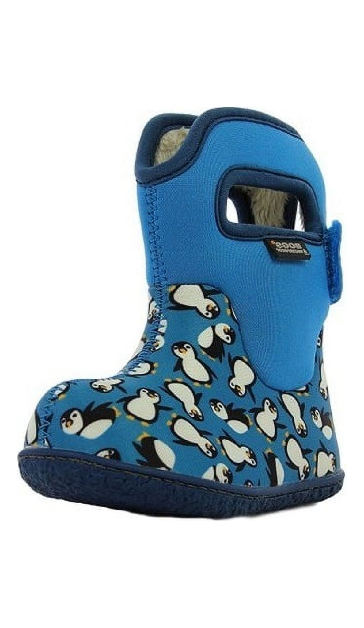 Bogs Boots Girls Baby Penguins Pull On Waterproof Rubber 72016I