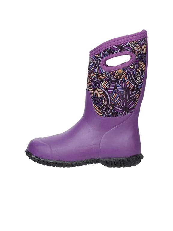 Bogs Childrens York Wild Garden Purple Multi