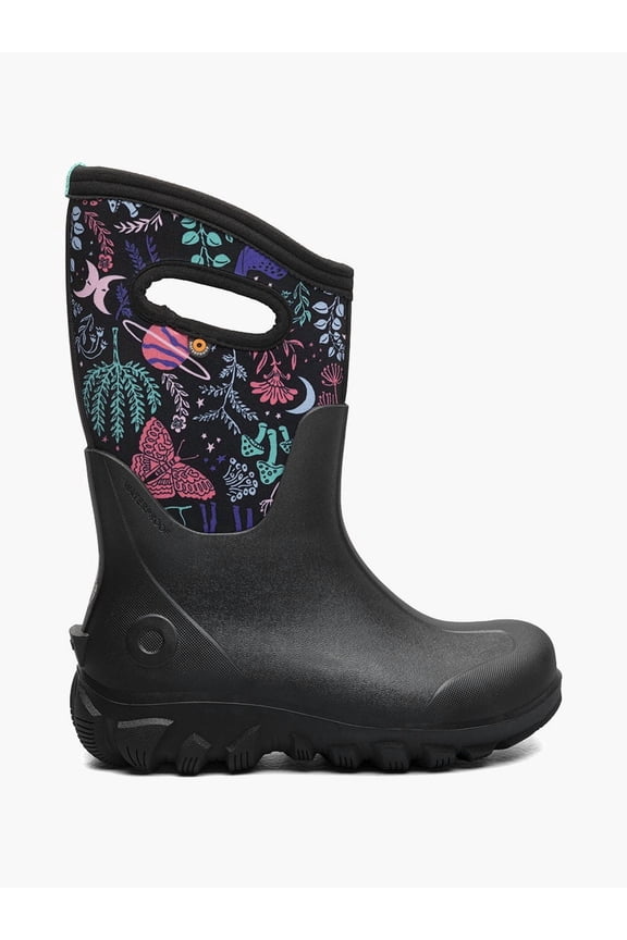 Classic Seamless Cosmic Forest Kids Waterproof Boots