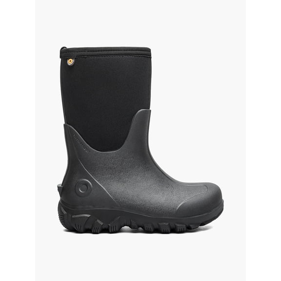 Bogs Classic Seamless No Handles Kids Boots, Black, 12 M Little Kid