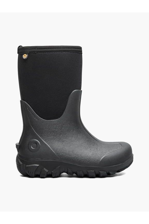 Classic Seamless No Handles Kids Boots, Black, 6 M Big Kid