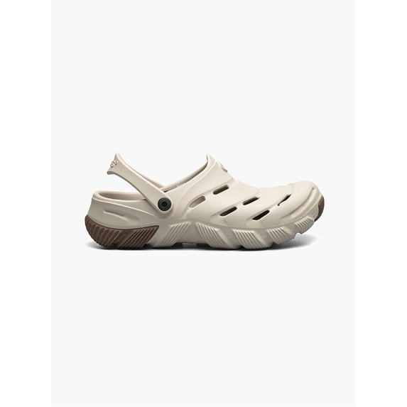 Bogs Footwear Boga Unisex Waterproof Slip On Clogs, Oatmeal, 13/Men-15/Women
