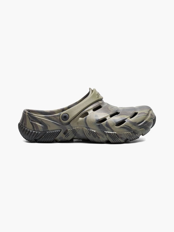 Footwear Boga Unisex Waterproof Slip On Clogs, Olive Multi, 6/Men-8/Women