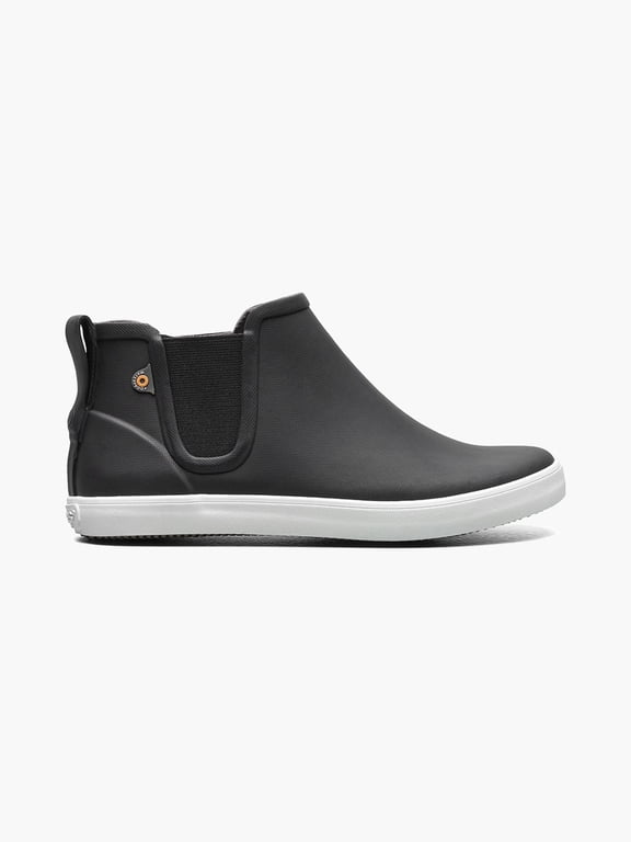 Footwear Kicker Rain Chelsea Women's Slip On Rain Boots; Black Multi; 11 M