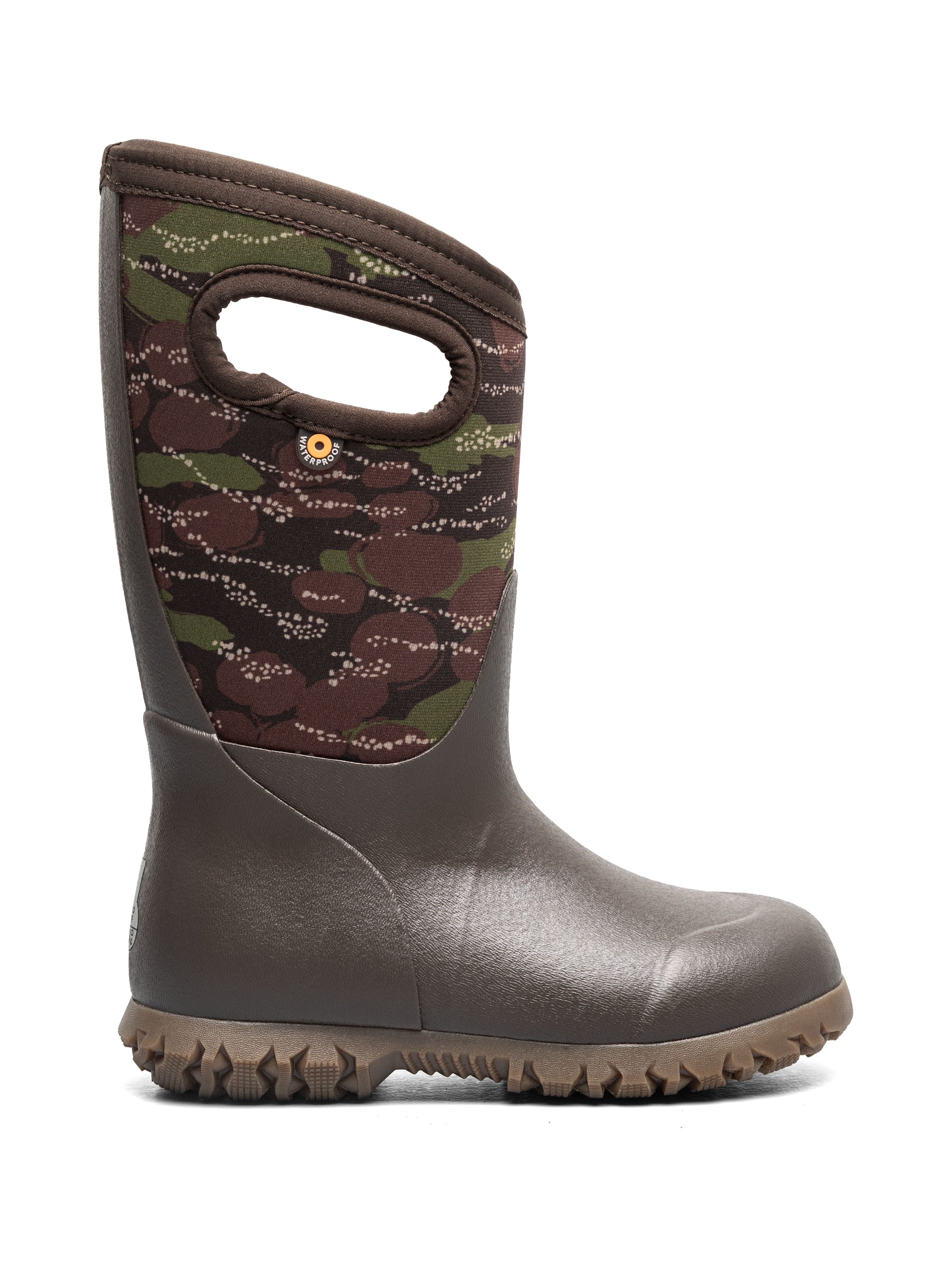 Bogs Footwear York Pebble Kids Waterproof Boots, Brown Multi, 11 M ...