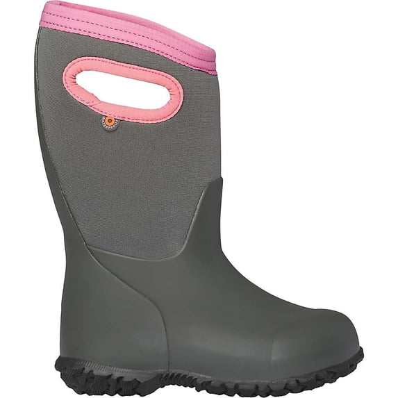Bogs Girls' York Solid Rain Boot Round Toe - 72601-020 2 D