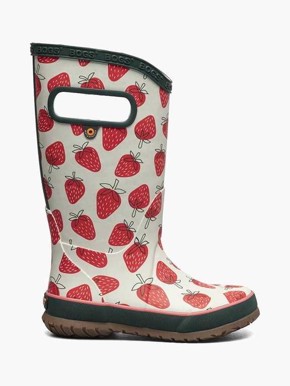 Kids Rainboot Strawberries, Moss Multi, 13 M Little Kid