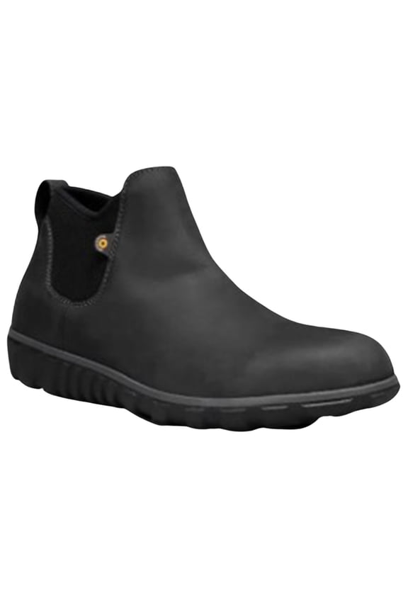 Men's Classic Chelsea Work Boot Round Toe Black 13 D(M) US