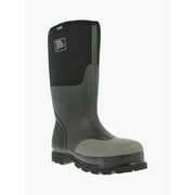 Bogs Mens Forge Steel Toe Waterproof Rubber Work Rain Boots * BLACK