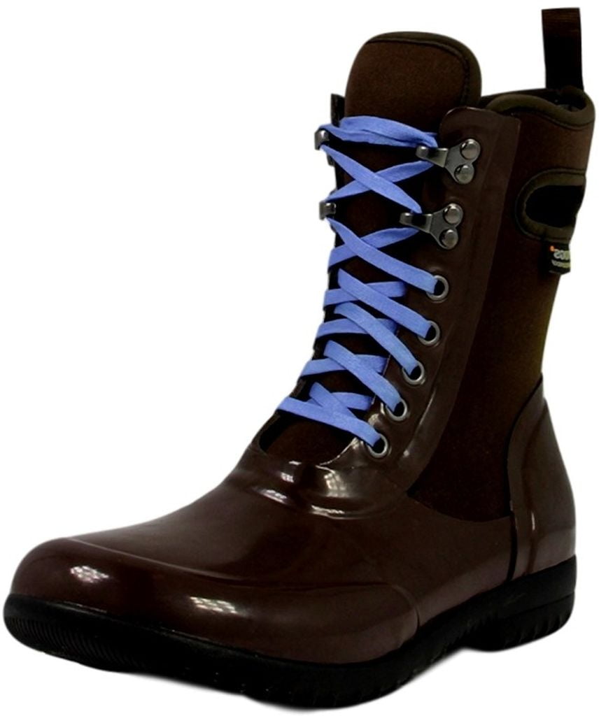 Bogs Muck Boots Womens Sidney Lace Solid WP Stacked Heel 71771