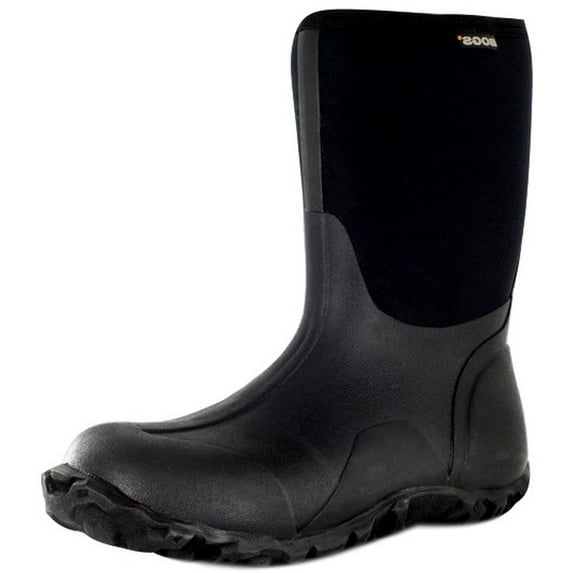 Bogs Outdoor Boots Mens 11" Classic Mid Rubber Farm Black 61142