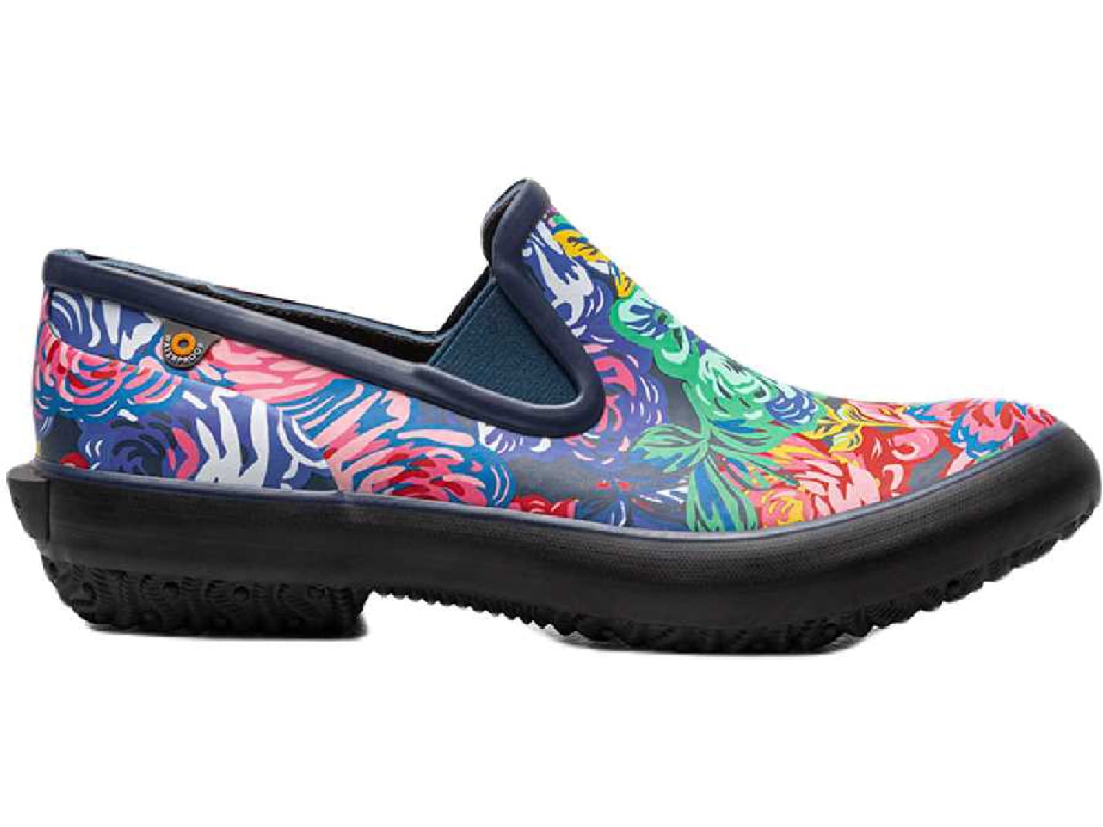 Bogs Patch Slip On Rose Garden Shoes Women s Rose Multi 8 Walmart