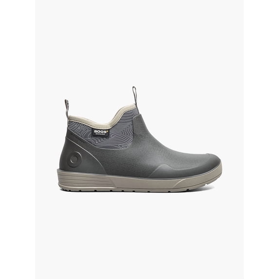 Bogs Rockaway Seamless Low Men's Casual Boots, Dark Grey Multi, 8 M
