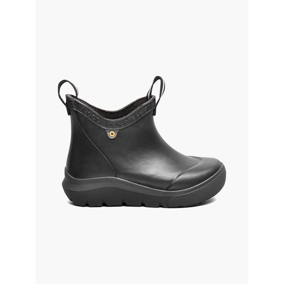 Bogs Skyline Rain Chelsea Solid Kids Boots, Black, 3 M Big Kid