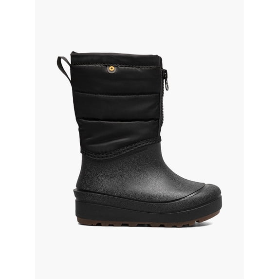 Bogs Snow Shell Zip Solid Kids Waterproof Boots