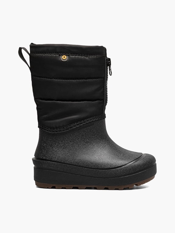 Snow Shell Zip Solid Kids Waterproof Boots