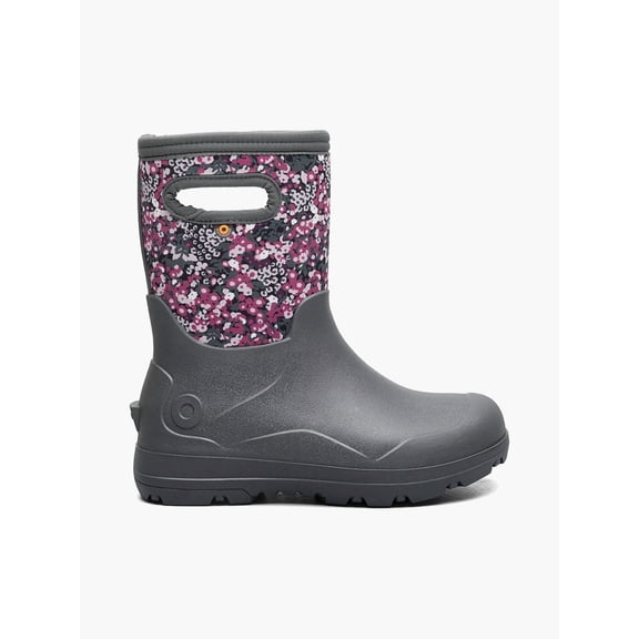 Bogs York Seamless Impressionist Floral Kids 3 Season Waterproof Boots