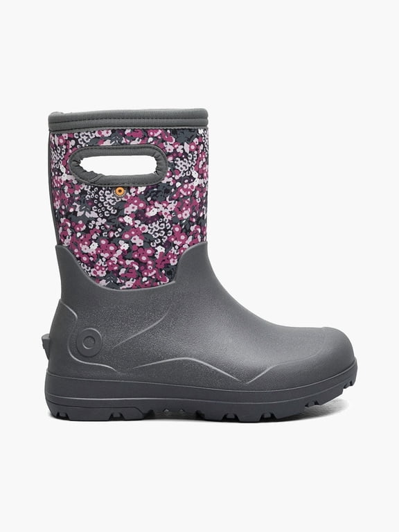 York Seamless Impressionist Floral Kids 3 Season Waterproof Boots