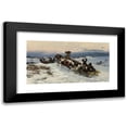 thumbnail image 1 of Bohdan von Kleczynski 18x11 Black Modern Framed Museum Art Print Titled - Return from the Hunt (1887), 1 of 5