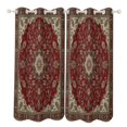 thumbnail image 1 of Bohemia 2pcs Blackout Curtains For Living Room Bedroom Grommet Top Window Set for Left And Right Biparting Open, 1 of 6