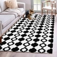 thumbnail image 1 of Bohemia Area Rugs 2.7'x5', Washable Small Throw Rugs for Kitchen Bedroom, Retro Abstract Geometric Pattern Boho Black Indoor Outdoor Rug Non-Slip Low Pile Carpet Runner Reversible Floor Mats, 1 of 8