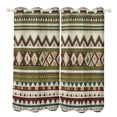 thumbnail image 1 of Bohemia Blackout Curtains Window Drapes Room Darkening Thermal Insulated Grommets Blackout Curtains, for Living, Dining, Bedroom,2 Panels, 1 of 6