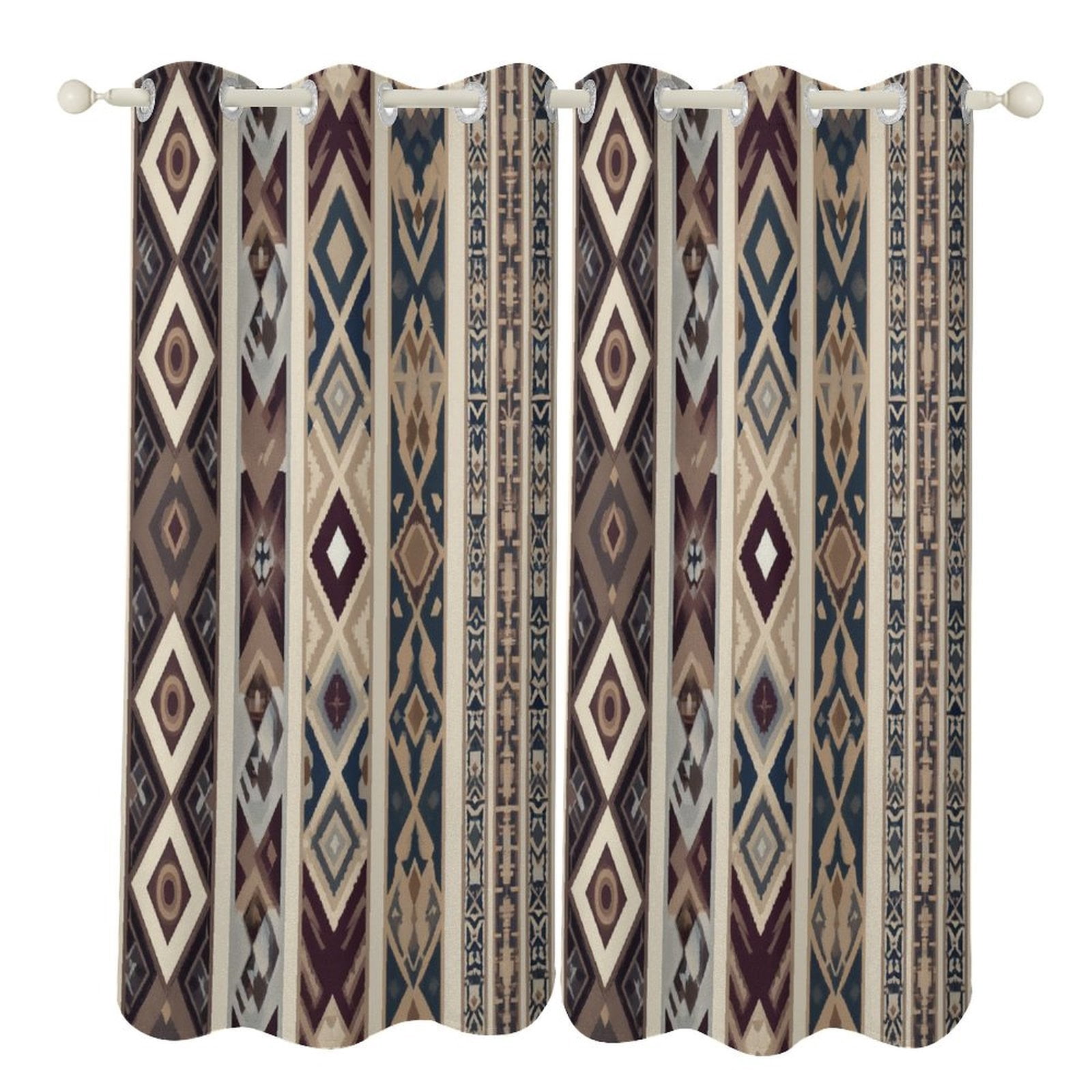 Bohemia Blackout Curtains Window Drapes Room Darkening Thermal ...
