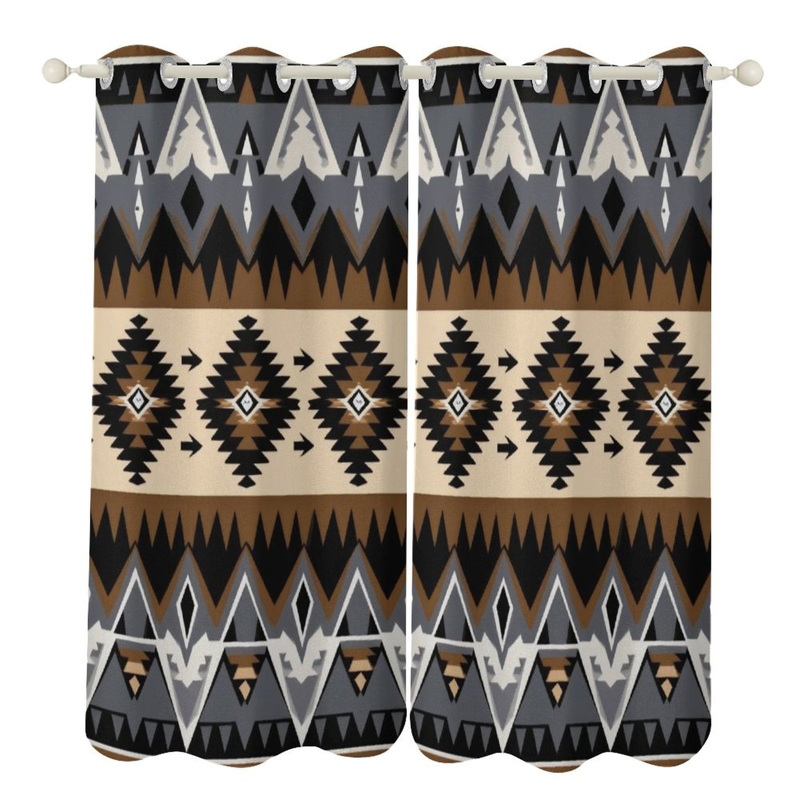 Bohemia Blackout Curtains Window Drapes Room Darkening Thermal ...