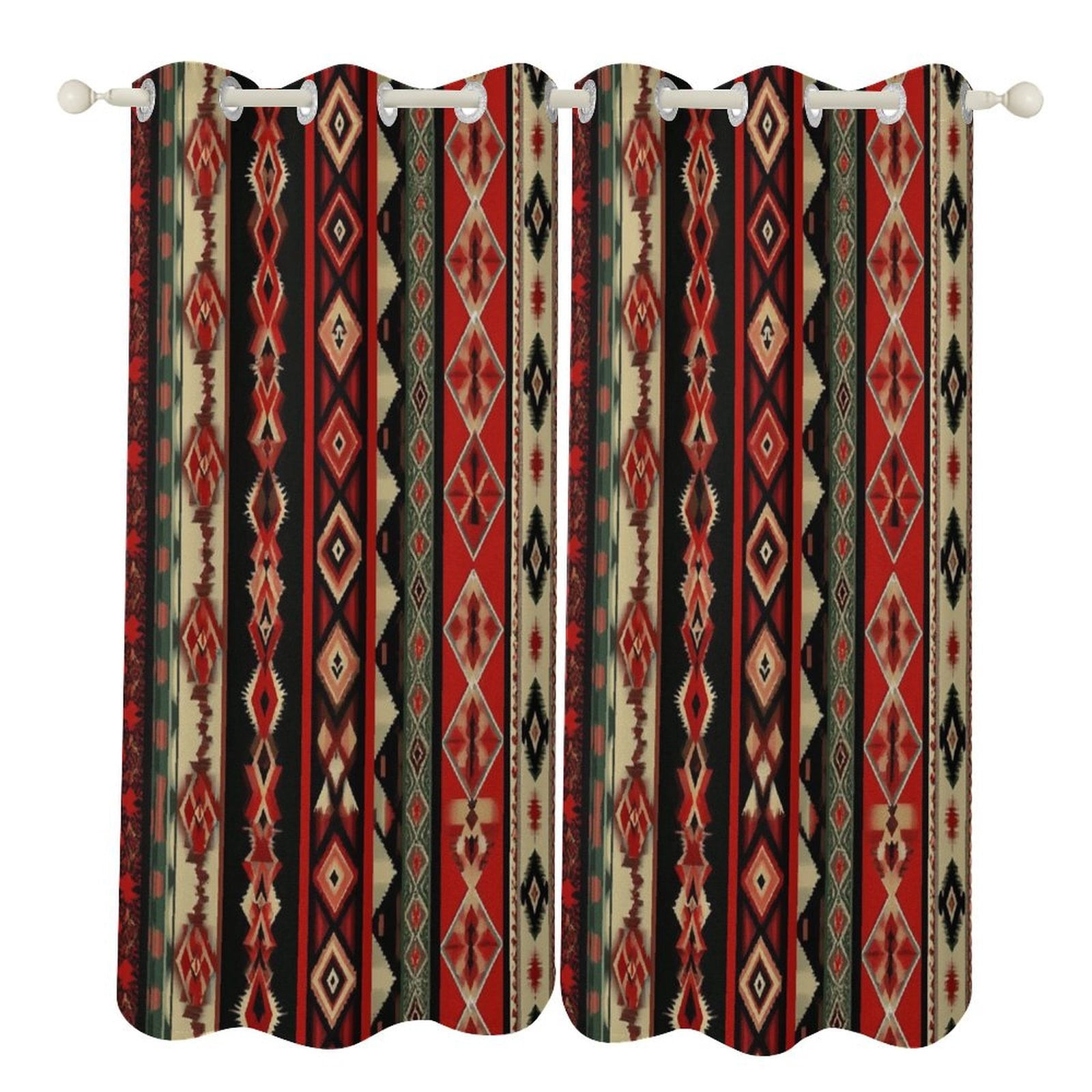 Bohemia Blackout Curtains Window Drapes Room Darkening Thermal ...