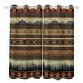 thumbnail image 1 of Bohemia Blackout Curtains Window Drapes Room Darkening Thermal Insulated Grommets Blackout Curtains, for Living, Dining, Bedroom,2 Panels, 1 of 6