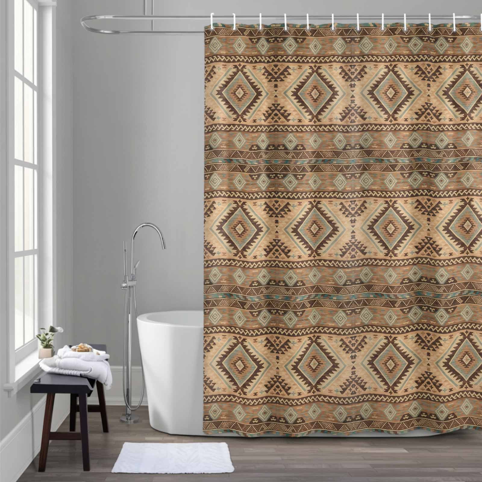 Shower Curtains With Brown