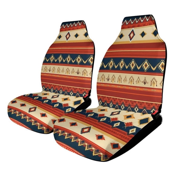 Bohemia Car Seat Covers,Universal Auto Front Seats Protector Fits for Car,SUV Sedan,Truck
