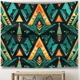 thumbnail image 1 of Bohemia College Tapestry Decorative Geometric Shapes Simplicity Aztec Symbols Tapestry Aesthetic Washable Bohemia Design Office Tapestryfor Bedroom Dorm Home Deco (51x59 Inch), 1 of 1