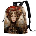 Bohemia Leather School Bags Laptop Bag Baby Backpack Large Capacity