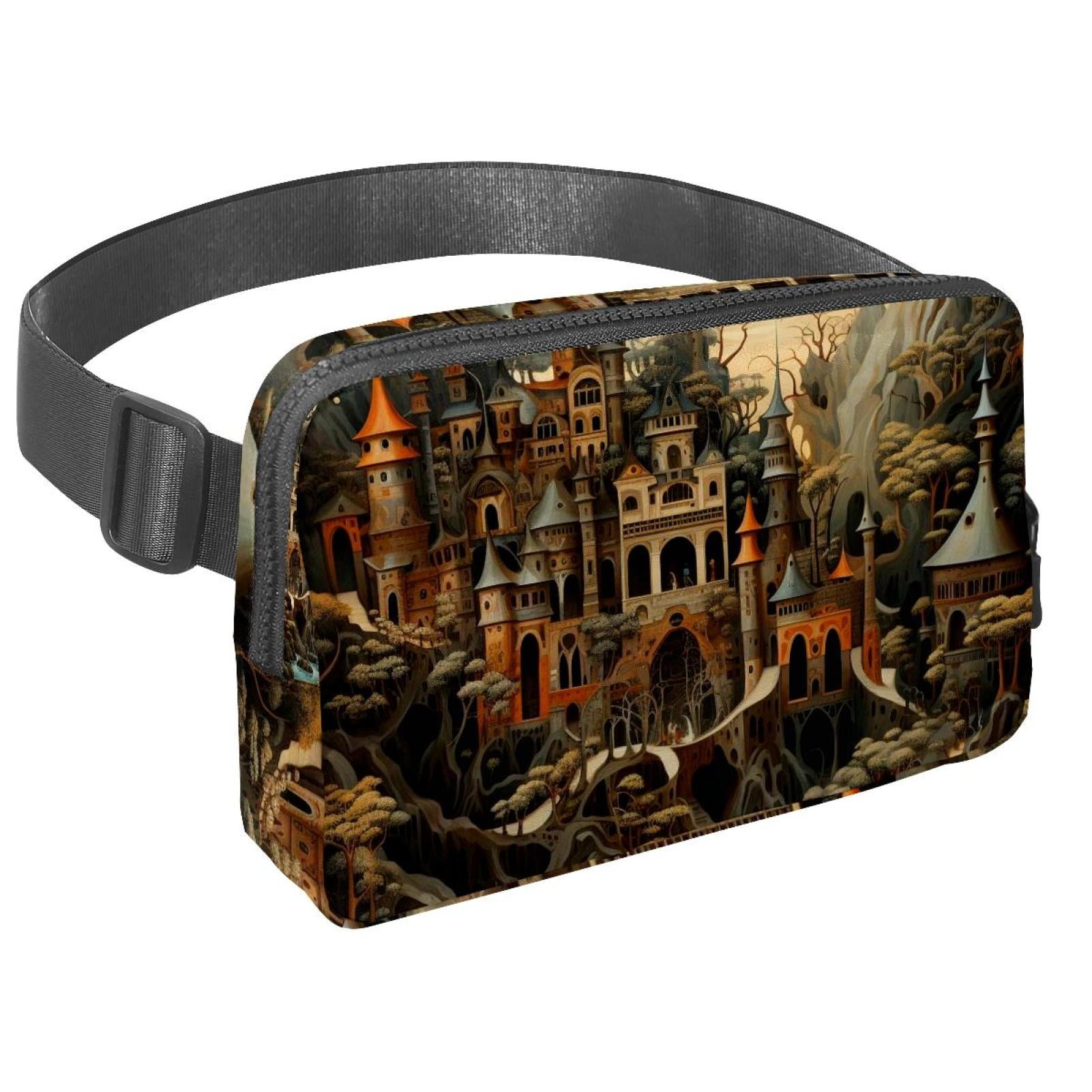 Bohemia Lightweight Adjustable Waist Pack with Extension Strap - Unisex Running Belt Fanny Pack