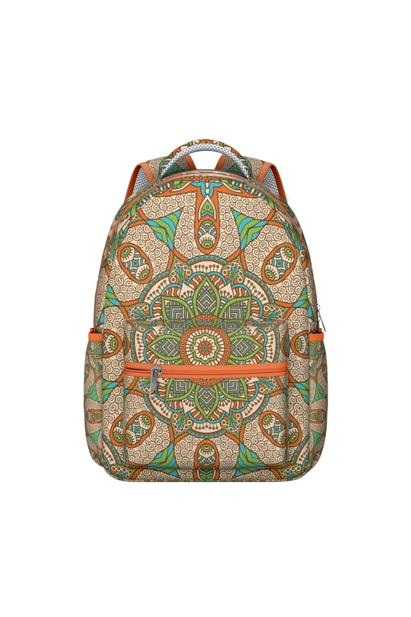 Bohemia Mantra Fashion Backpack - Trendy & Functional Bookbag for College & Commute, Water-Resistant Backpack with Hidden Compartment, Ideal Gift for Professionals