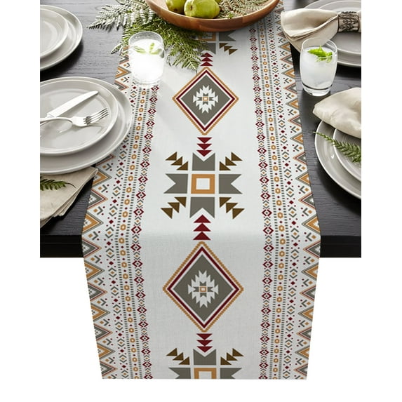 Bohemia Retro Pattern Ethnic Table Runner ration Home r Dinner Table ...