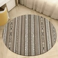 thumbnail image 1 of Bohemia Round Area Rugs for Bedroom Living Room, 6FT Soft Comfy Indoor Circle Carpets, Carpet Home Decor Floor Mat, 1 of 6