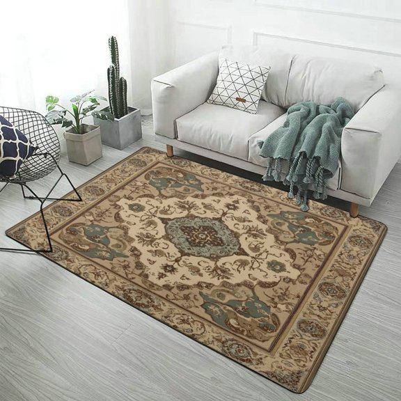 Bohemia Soft Comfy Area Rugs Carpet Suitable for Living Room Kitchen Bedroom Laundry Room Home Decorations 23.6"x35"