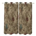 thumbnail image 1 of Bohemia Study Room Living Kitchen Bedroom For Blackout Curtain Printed 2 Panels, 1 of 6